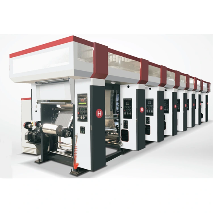 3-12 culori computerizată automată rotogravură motor trei vector