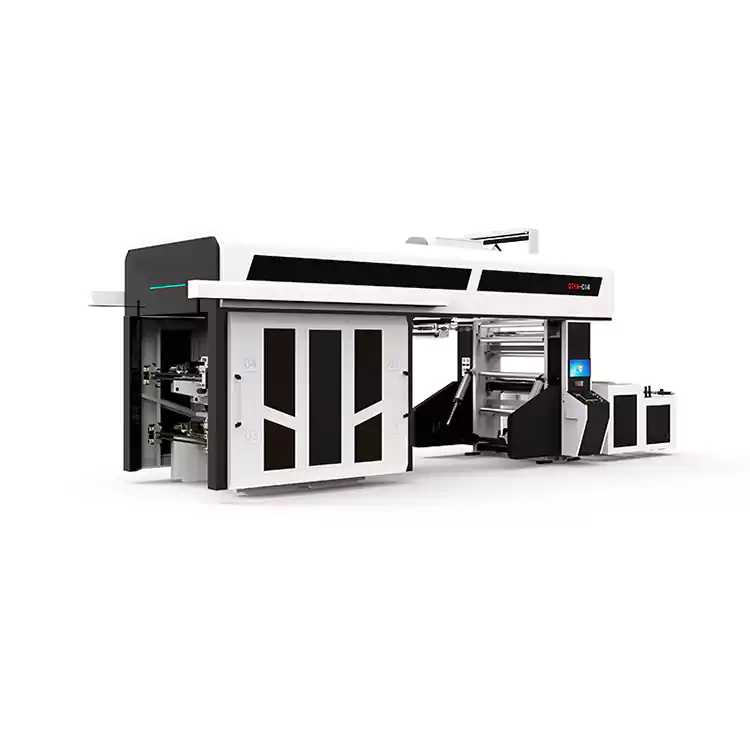 4-8 Culori Flexografic Ci Plastic Flexo Mașină de imprimat